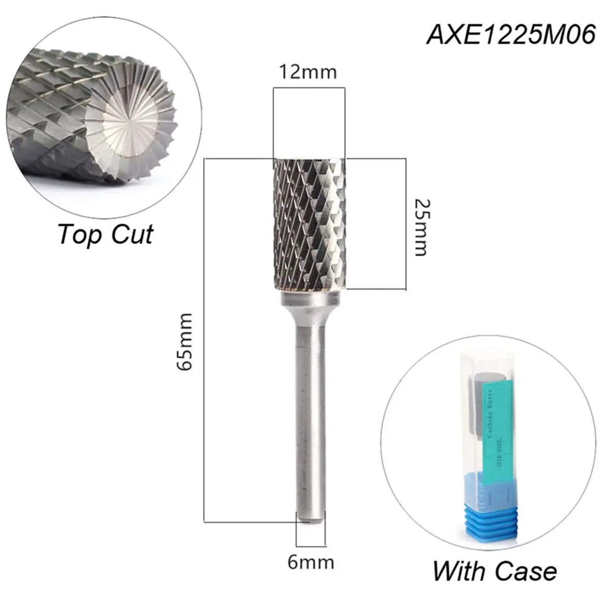 Workshop Gear Style A Top Cut Carbide Steel Rotary File Carbide Milling Cutter Pneumatic Die Grinder Abrasive Tool Drill Bit
