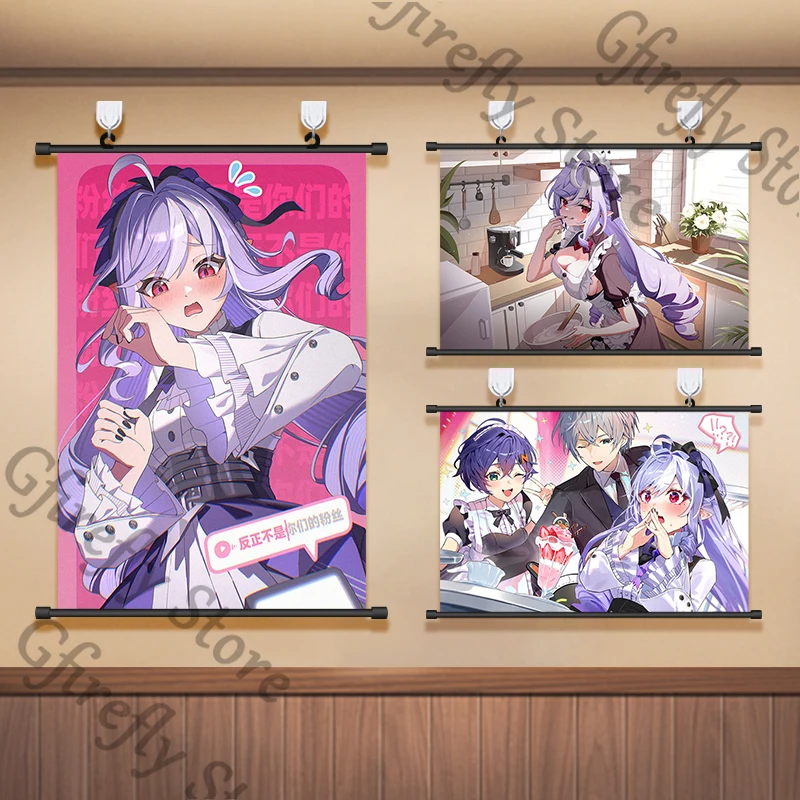 

Hang A Picture Zenless Zone Zero Decorate Scroll Painting Anime High Quality Placard Vivian Banshee Poster Ambitus Mural Gift
