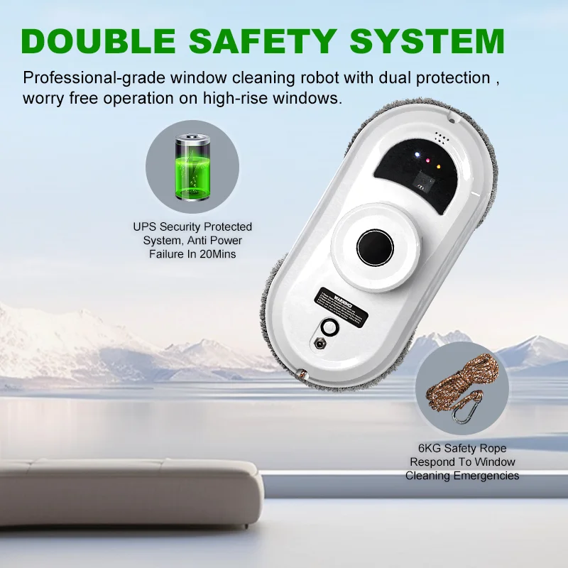 Window cleaning Intelligent window cleaning unit