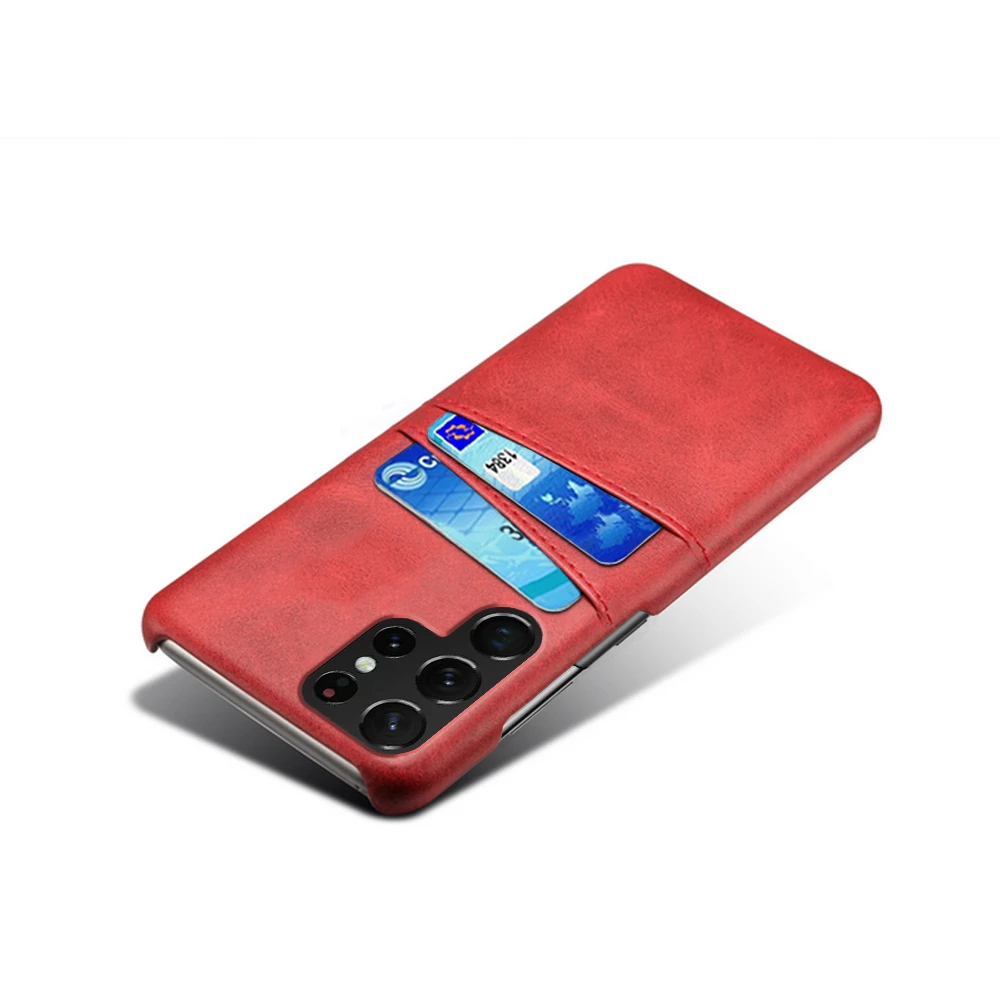 Case For Samsung Galaxy S23 Ultra S22 S21 S20 S10 Plus 5G S9 S8 Wallet Credit Card Holder ID Slot Case Note 20 10 9 Cover Coque