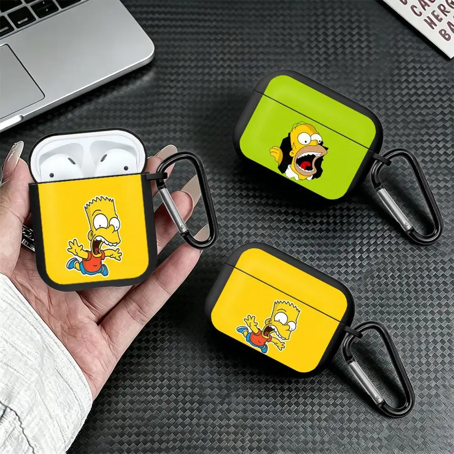 Earphone Cases Cover Case For Airpods 5 4 1 Pro2 2 3 Pro3 Pro Fly S-Simpsons