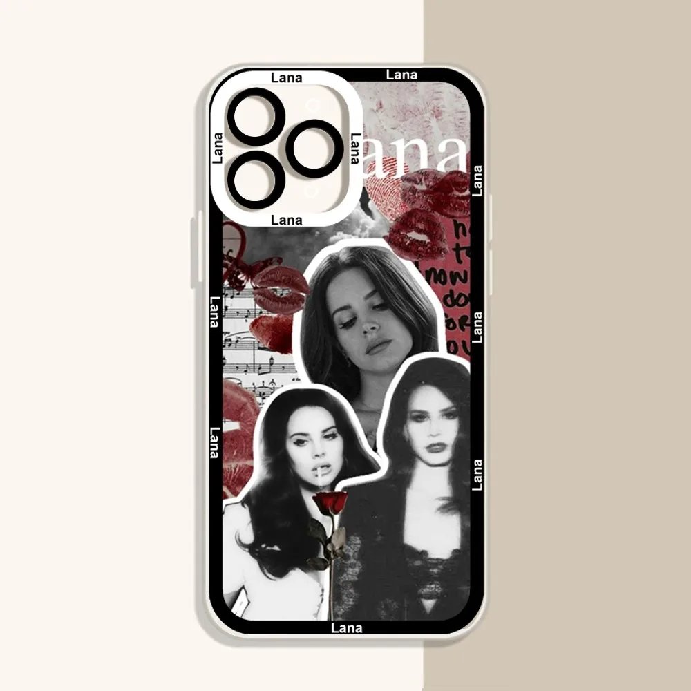 L-Lana Del R-Rey Singer Phone Case For iPhone 12 11 13 14 Pro Max XR XS Max X SE2020 7 8 Plus Case