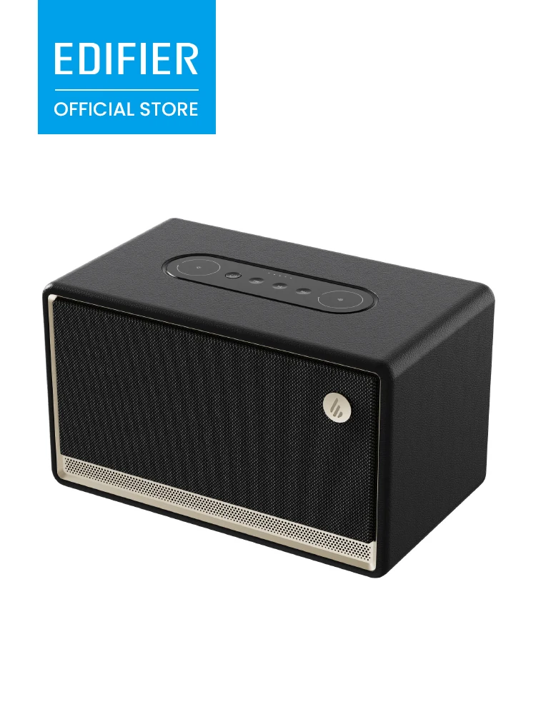 EDIFIER ES300 Desktop-Wireless-Lautsprecher 60W Hi-Res Audio LDAC AirPlay2 Bluetooth 5.4 WiFi 24Bit 96kHz Eingebaute Ambientebeleuchtung 12 Stunden Wiedergabe USB AUX EDIFIER Home App