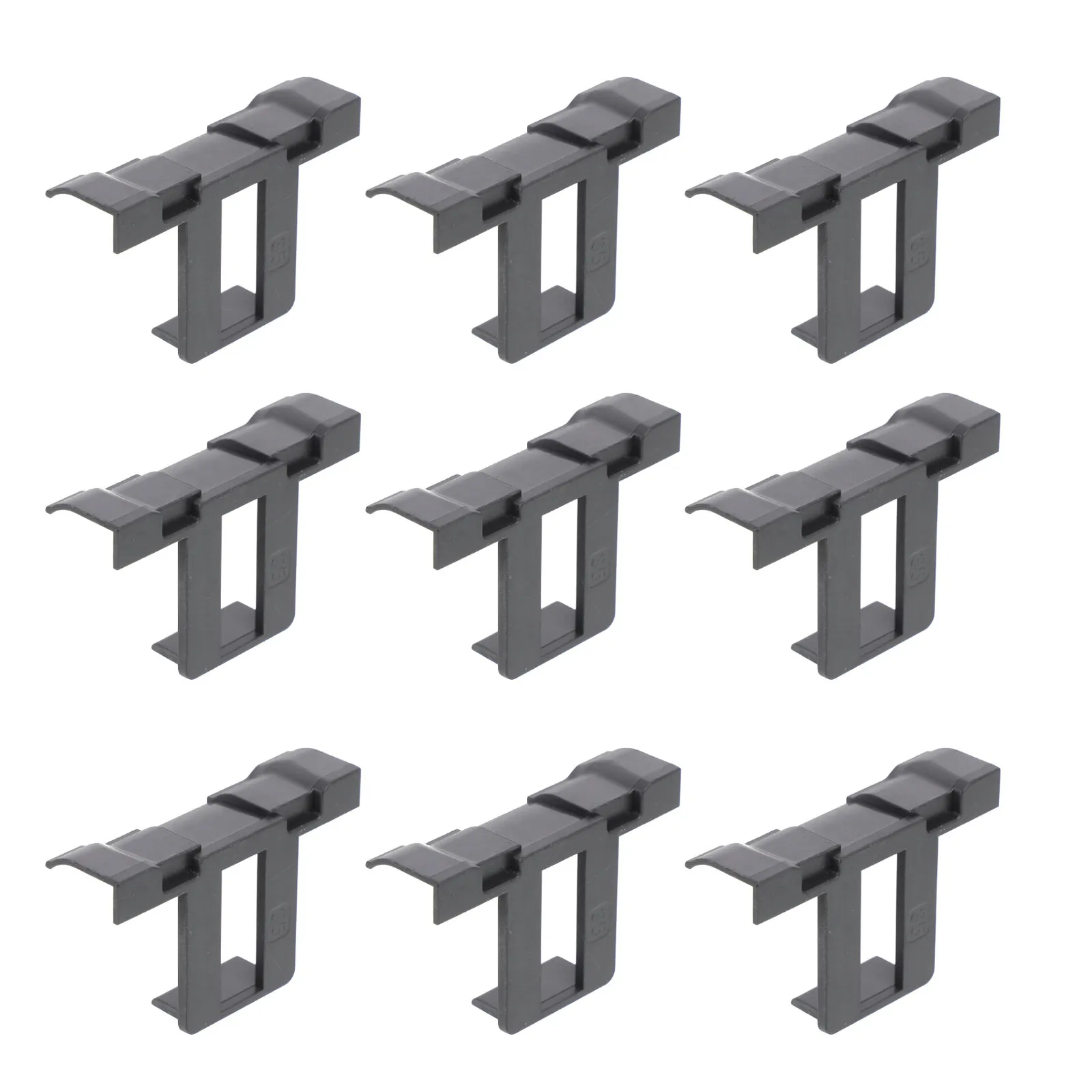 10Pcs Solar Panel Water Drainage Clip ABS Material Auto Remove Stagnant Water Long Life Uv Resistant High Low Temperature