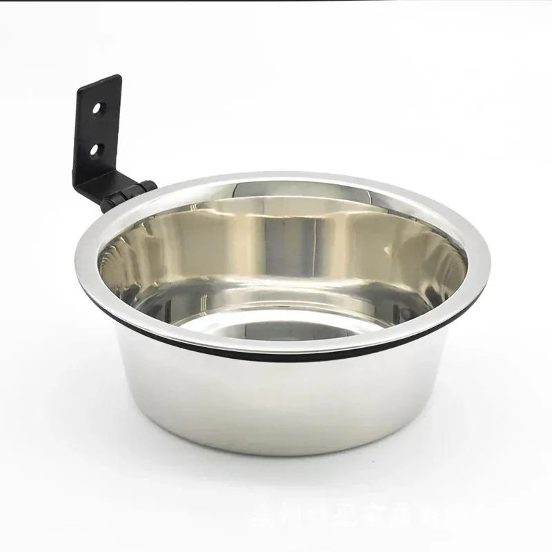 Wall Mounted Dog Bowl Elevated Pet Feeding Bowls Pet Food Bowl Container Stainless Steel Pet Cat Water Feeder Bowls Dog Supplies