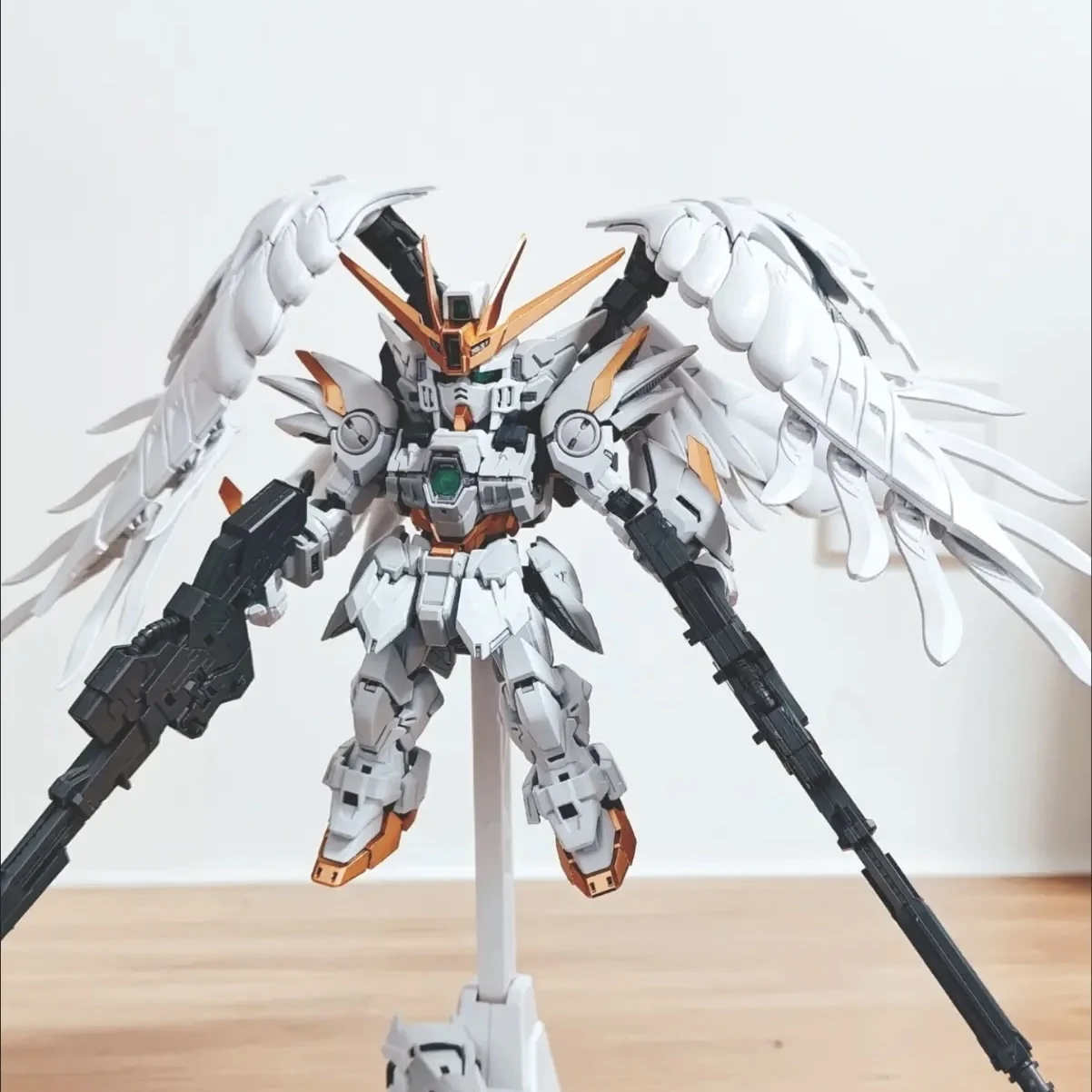 Gl modelo mgsd asa branca de neve Xxxg-00ysw kit de modelo de montagem asa zero ew XXXG-00W0 robô figura de ação kits de modelo de plástico brinquedos
