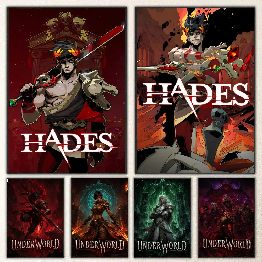Game Hades Poster High-definition  poster stickers, suitable for bedroom, living room, home decoration