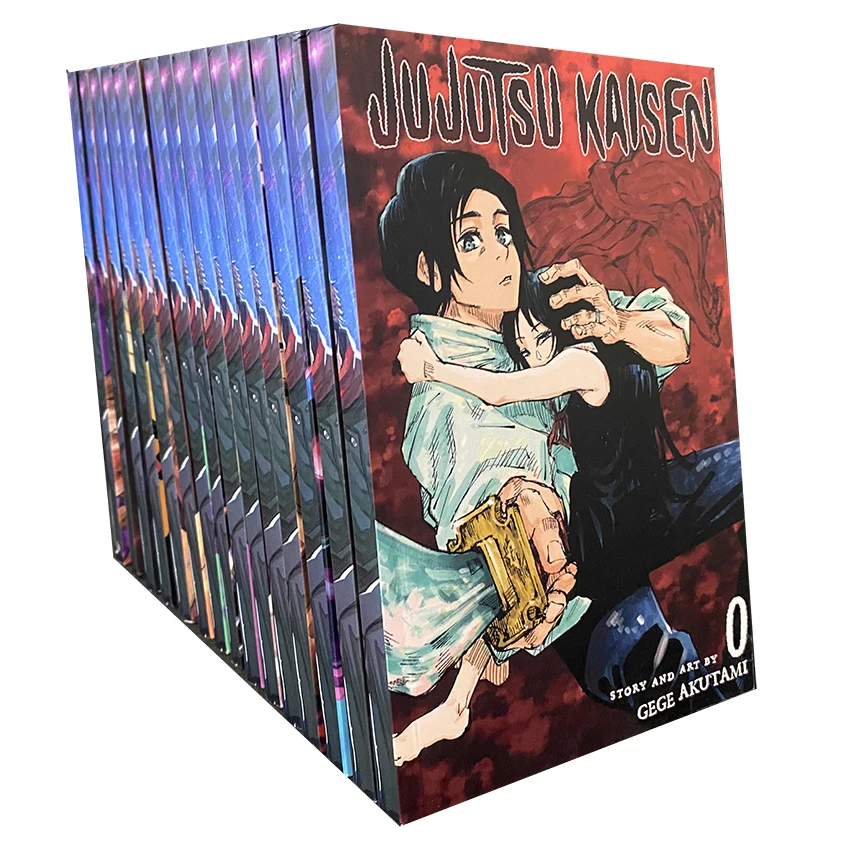 1 Książka Anime Jujutsu Kaisen Japonia Młodzież Nastolatki Fantasy Nauka Tajemnice Napięcie Manga Komiks Angielski Dzielona na częściach na sprzedaż książka