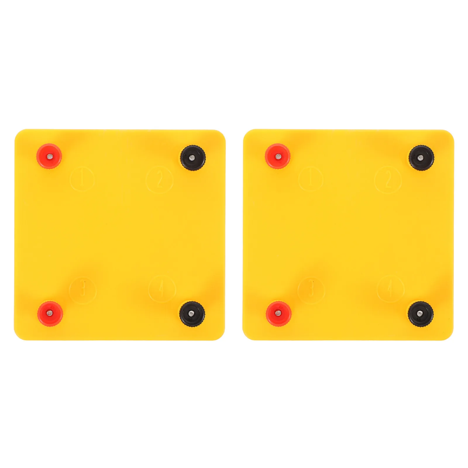 2Pcs Electrical Circuit Experiment Kit Mini Plastic Board Stem Science Learning Tool DIY Electronic Exploration Set