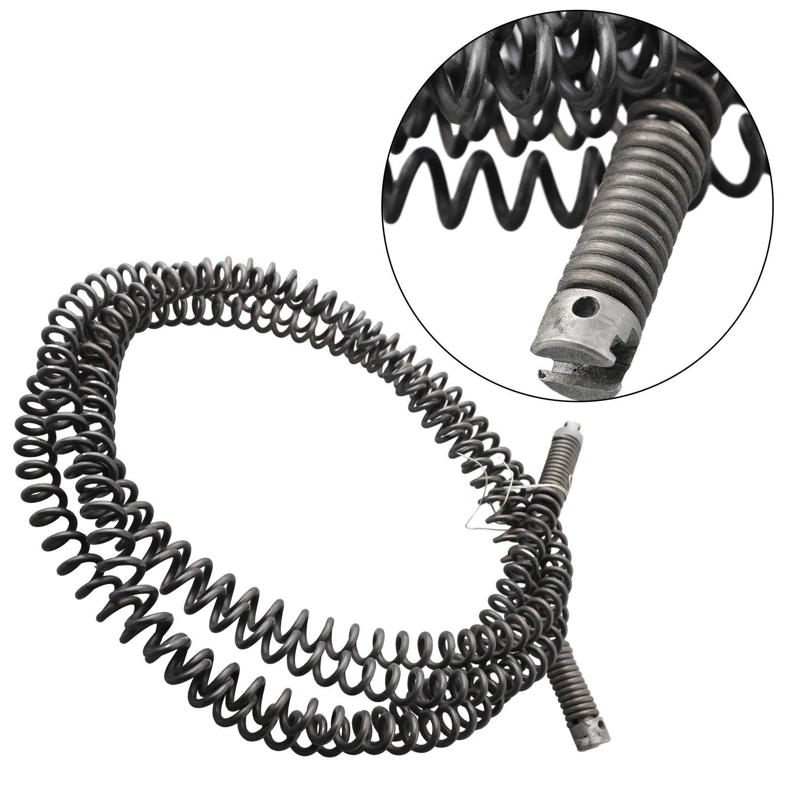 5/8/10 Meters Electric Drill Drain Dredging Spring Sink Cleaner Sewer Dredging Tool Bathroom Plumbing Pipe Dredging Tool Set