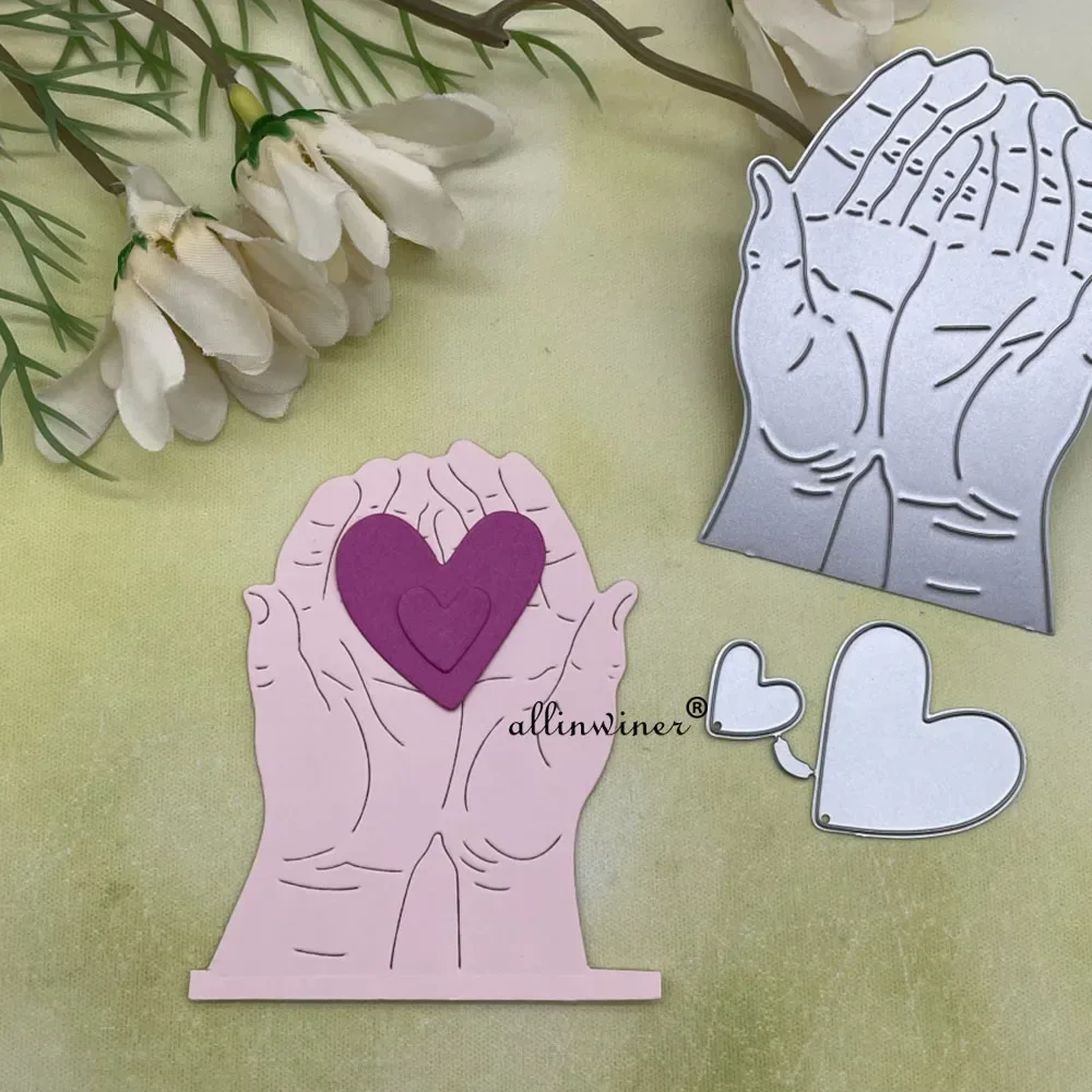 

Loving hands Metal Cutting Dies Stencils Die Cut for DIY Scrapbooking Album Paper Card making
