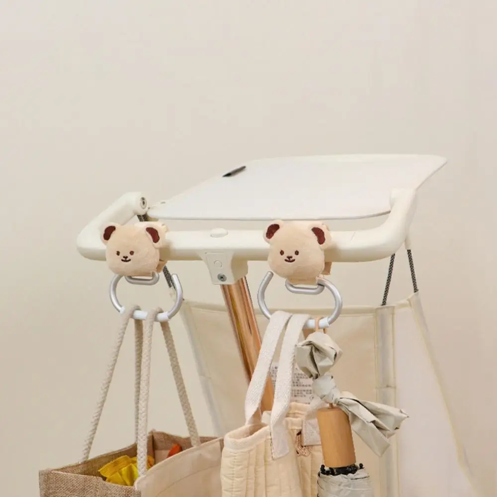 

Cart Organizer Baby Stroller Hook Multifunctional Pushchair Clip Hanging Hook Clip Adjustable Stroller Accessories Rotatable