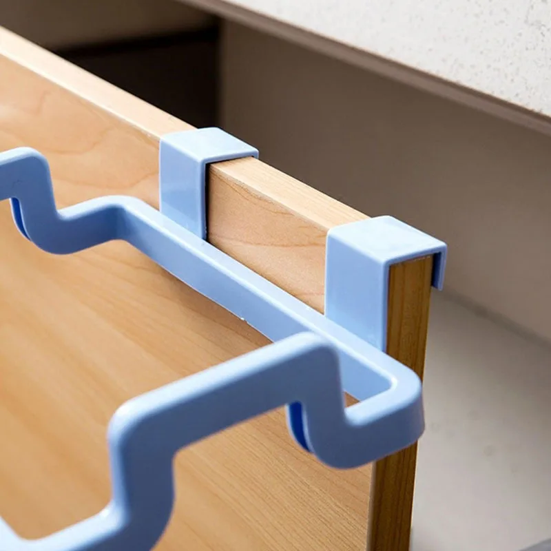 Trash Bracket Kitchen Hanging Cabinet Door Trash Rack Door Back Trash Bag Storage Rack Plastic Bag Rack