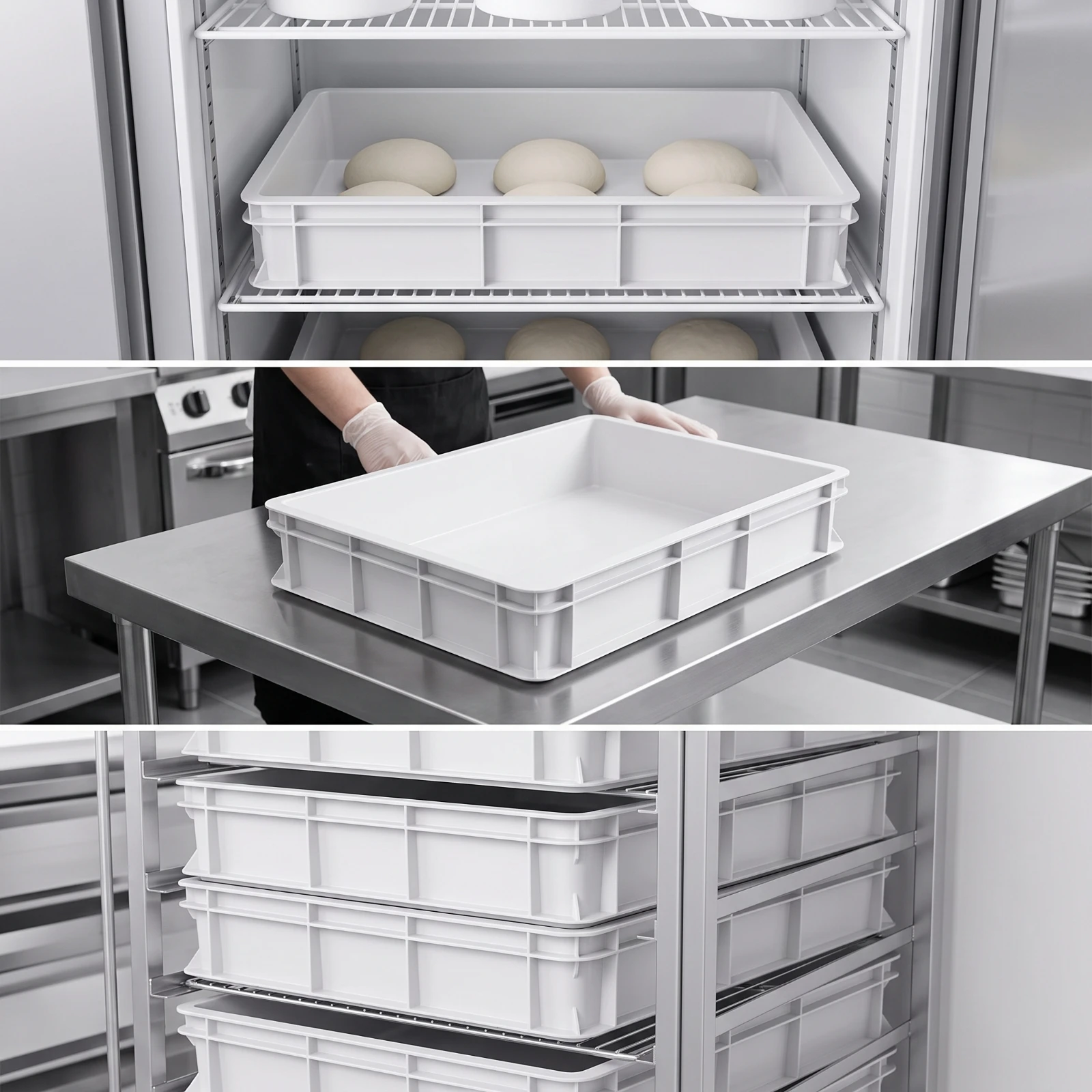 Kitchen Baker - Pizza Batter Proofing Box Stackable Pizza