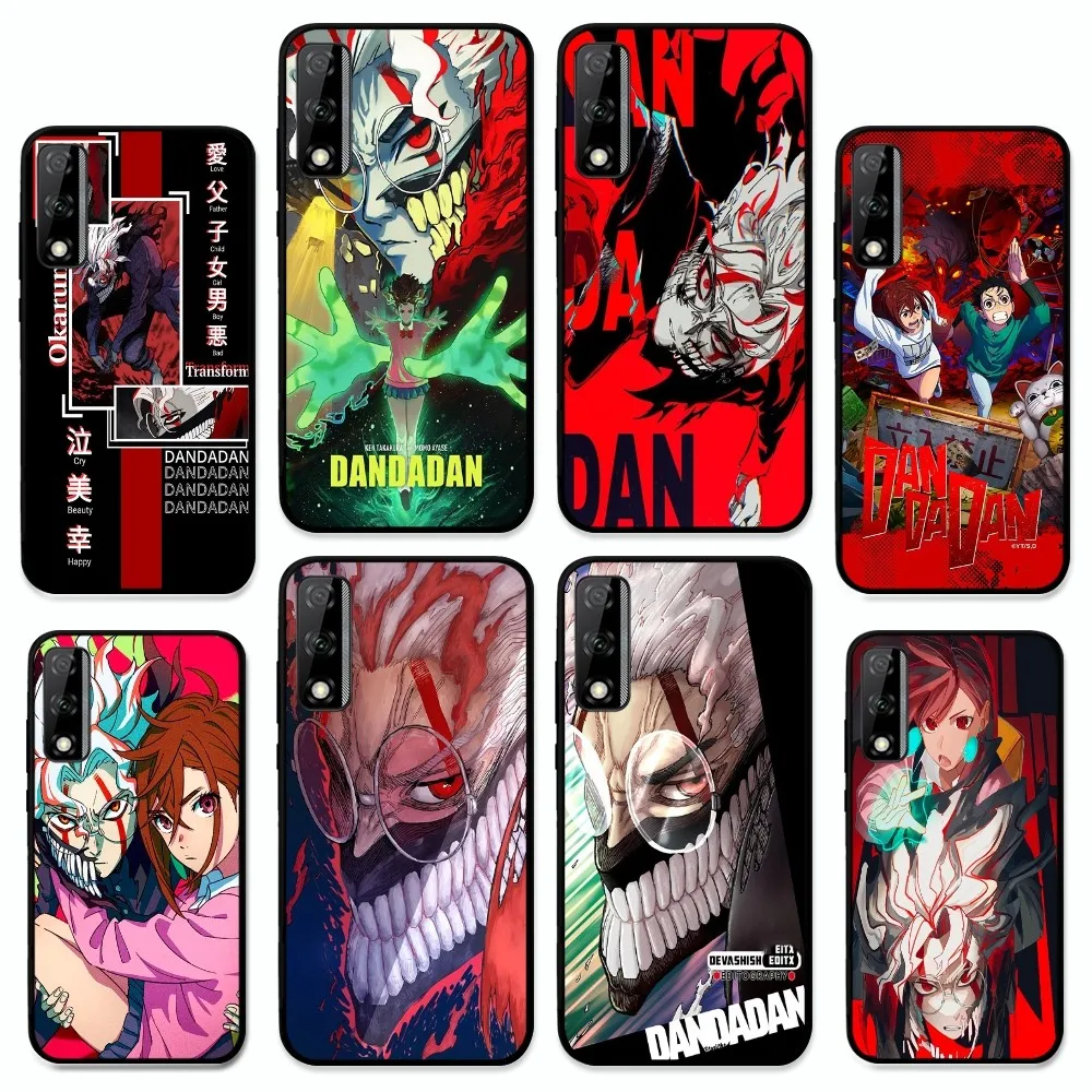 Anime D-Dandadan Okarun Phone Case For Huawei Y9 6 7 5 Prime Enjoy 7s 7 8 Plus 7a 9e 9plus 8E Lite Psmart Shell