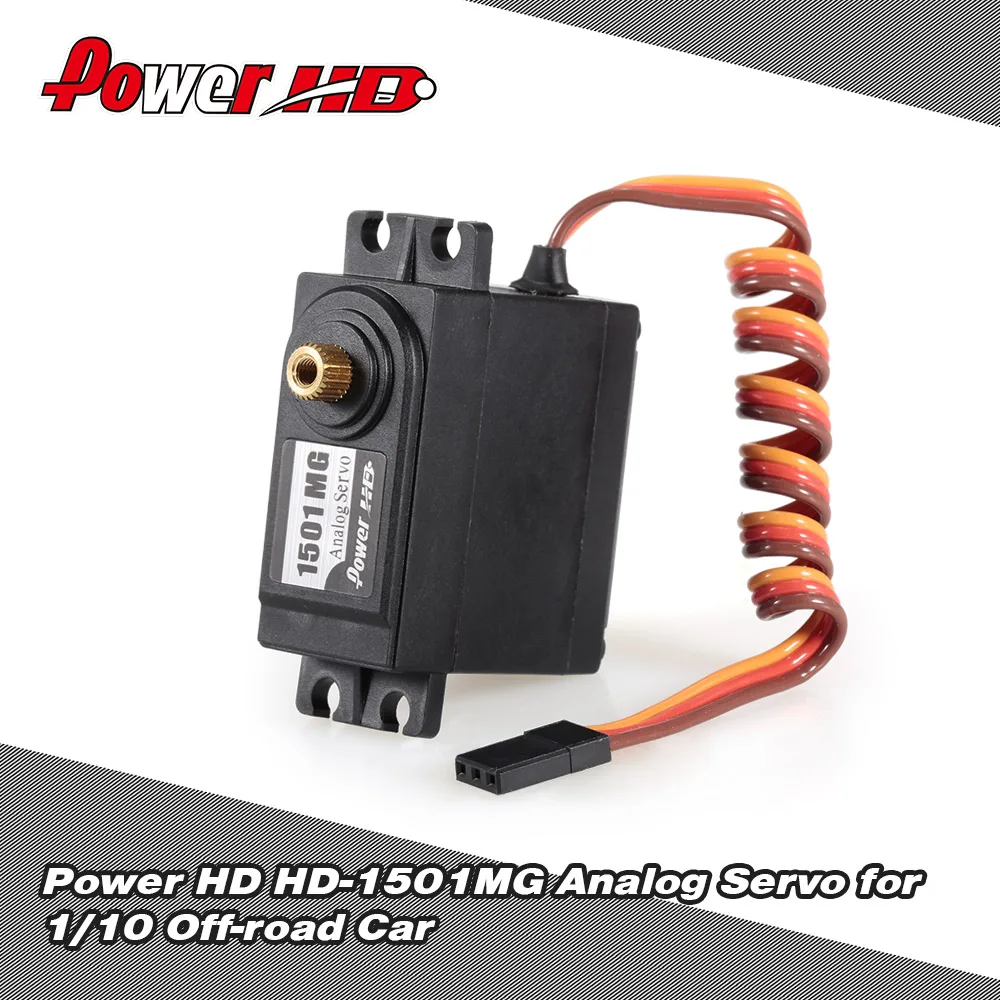 Power HD High-Torque 60G Standard Servo 1501MG ALL Metal Gear 17KG 0.14 sec 1501