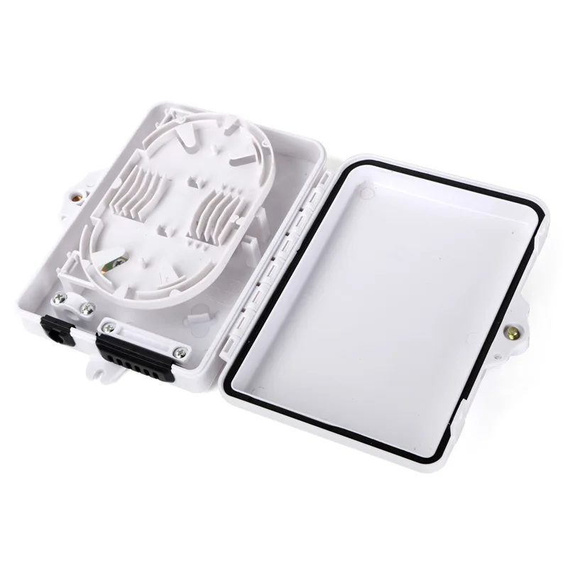 

Fiber Optic Distribution Box 6 Core Termination Box 4 Port Indoor Outdoor Waterproof FTTH Fiber Optic Box Splitter Box