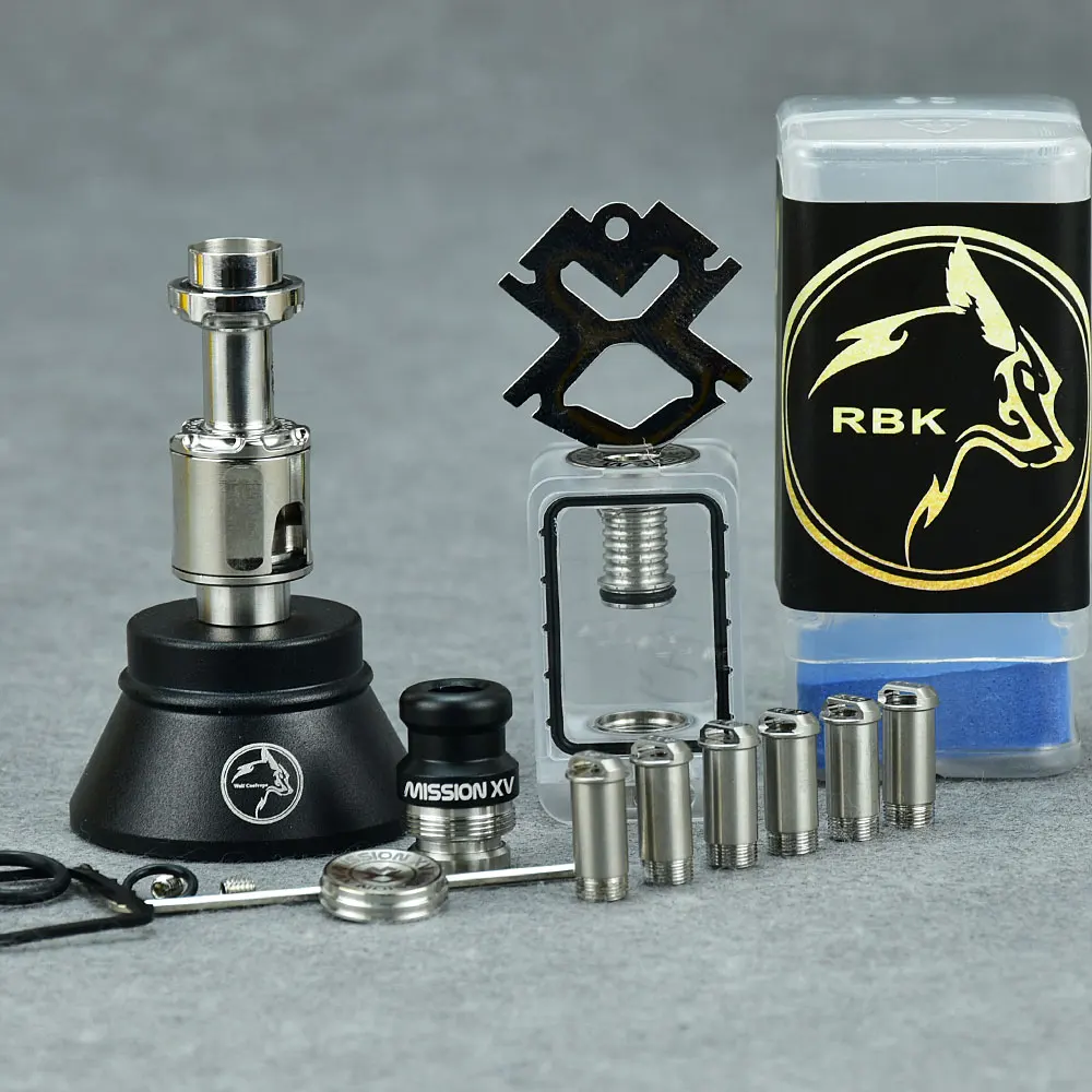 Imagem -02 - Wolfvape-kit Completo para Dotaio v2 Estilo Rba 316ss Airpins 1.0 1.2 2.0 2.5 3.0 3.5 4.3 mm para Dotaio v1 v2