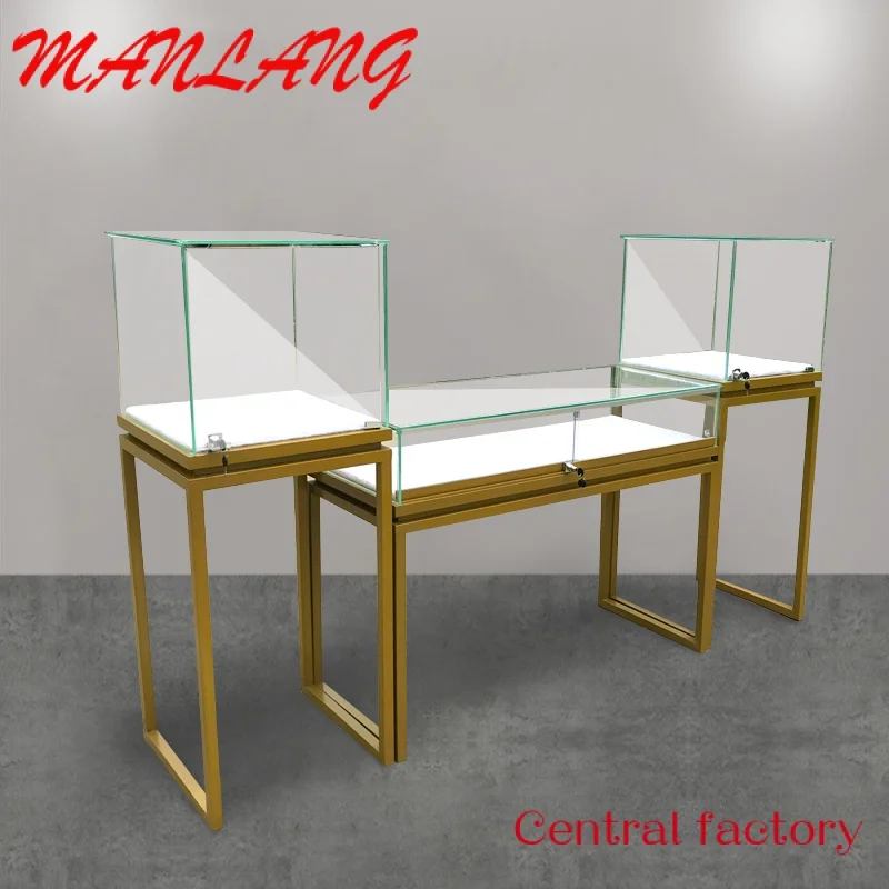 

CustomJewelry Showcase Display Cabinet Jewelry Shop Furniture Retail Sale Showcase for Jewelry Store and Counter