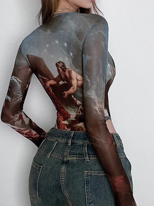 จั๊มสูทขายาวทรงเข้ารูปเซ็กซี่สำหรับผู้หญิง สไตล์สตรีท เอวสูง ผ้าโพลีเอสเตอร์บางเบา แฟชั่นฤดูร้อน