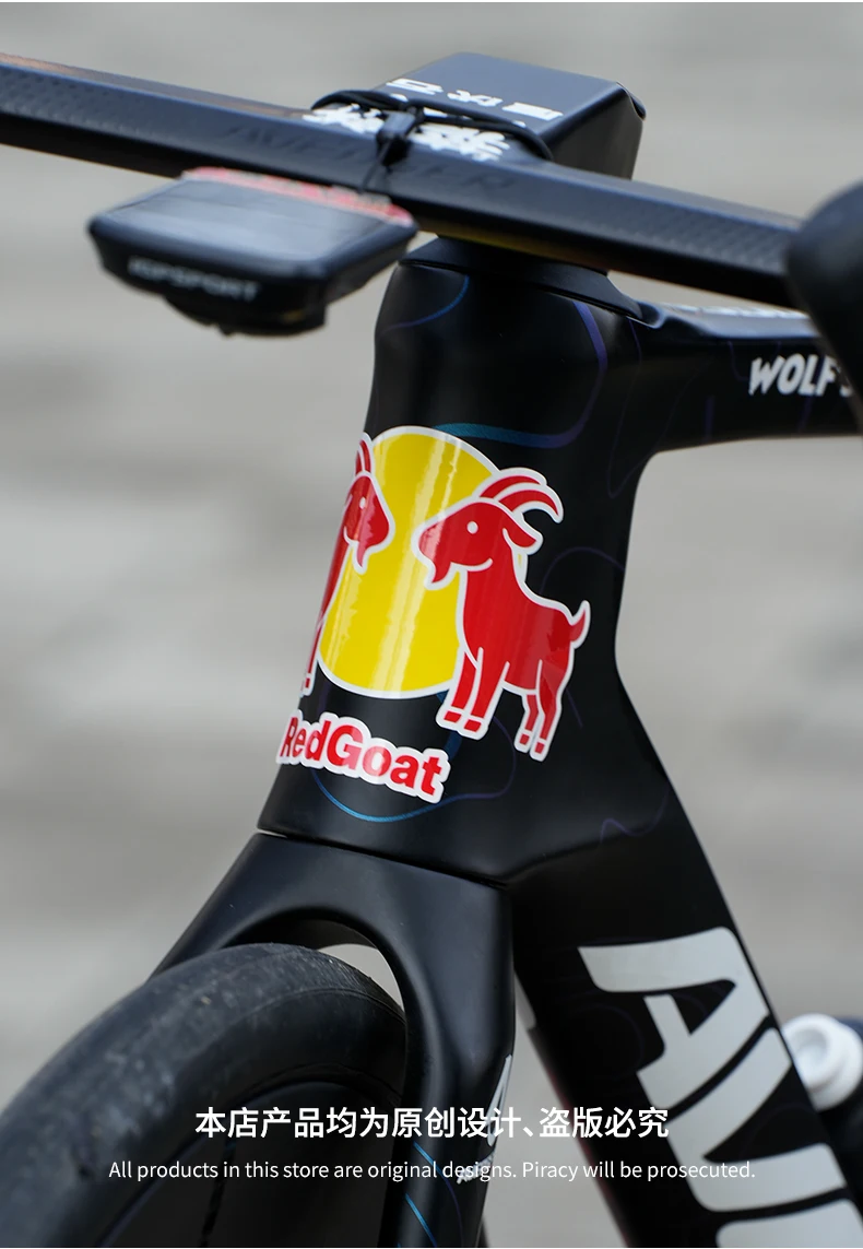 READU Fahrradaufkleber, personalisierter Aufkleber für den Steuerrohrkopf, MTB-Rahmenaufkleber für Rennräder, dekorative Aufkleber mit Sternzeichen, Fahrradzubehör – Detail 5