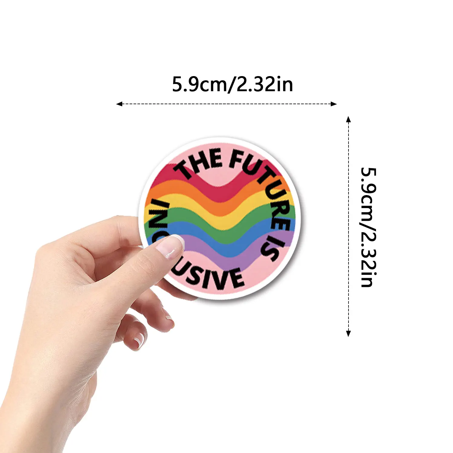 110 قطعة من ملصقات Pride Parade المقاومة للماء على الجدران الكرتونية لأجهزة الكمبيوتر المحمول والهاتف والجيتار والسيارة والدراجة والتزلج
