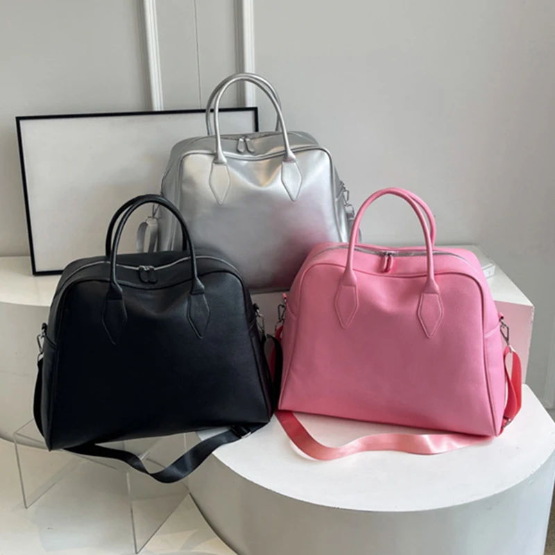 Borsa a tracolla per bagagli da viaggio Borsa a tracolla per allenamento in PU Nuoto Borse a tracolla per yoga Escursionismo all'aperto Shopping Borsone Borsa grande per il fine settimana