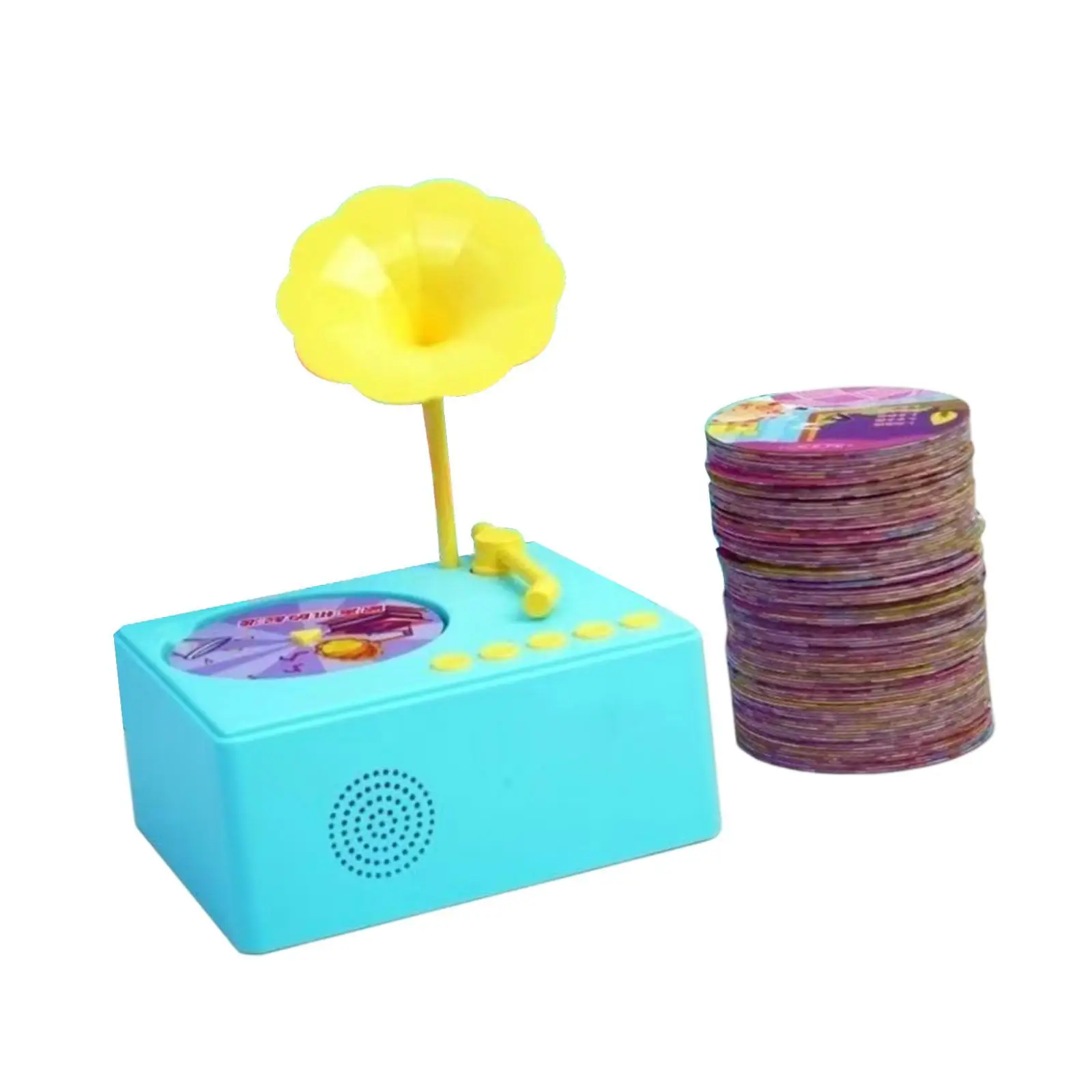 Children gramophone with 96 cards voice children phonograph for children gift