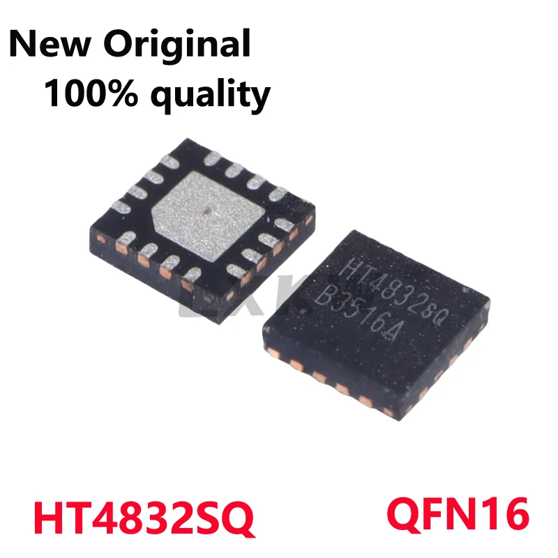 10/PCS New Original HT4832SQ HT4832 QFN16 Stereo headphone amplifier chip In Stock