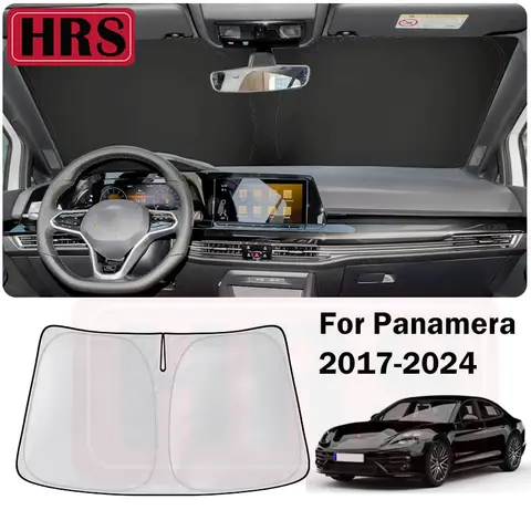 포르쉐 Panamera 2017-2024 자동차 스타일링 앞 유리 차양 앞 창 차양 바이저 자동 인테리어 액세서리