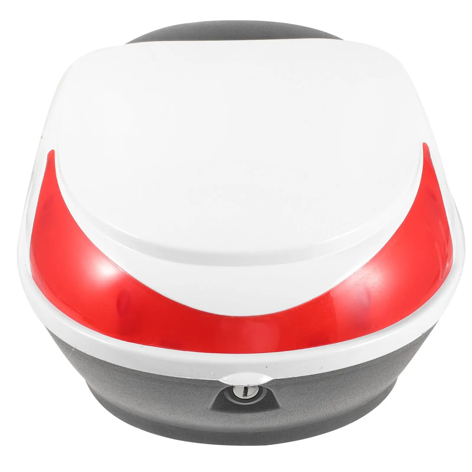 

1Pcs Motorcycle Tail Box White Small Storage Install Toolbox Bike Accessories Durability Luggage Rack Plastic Material