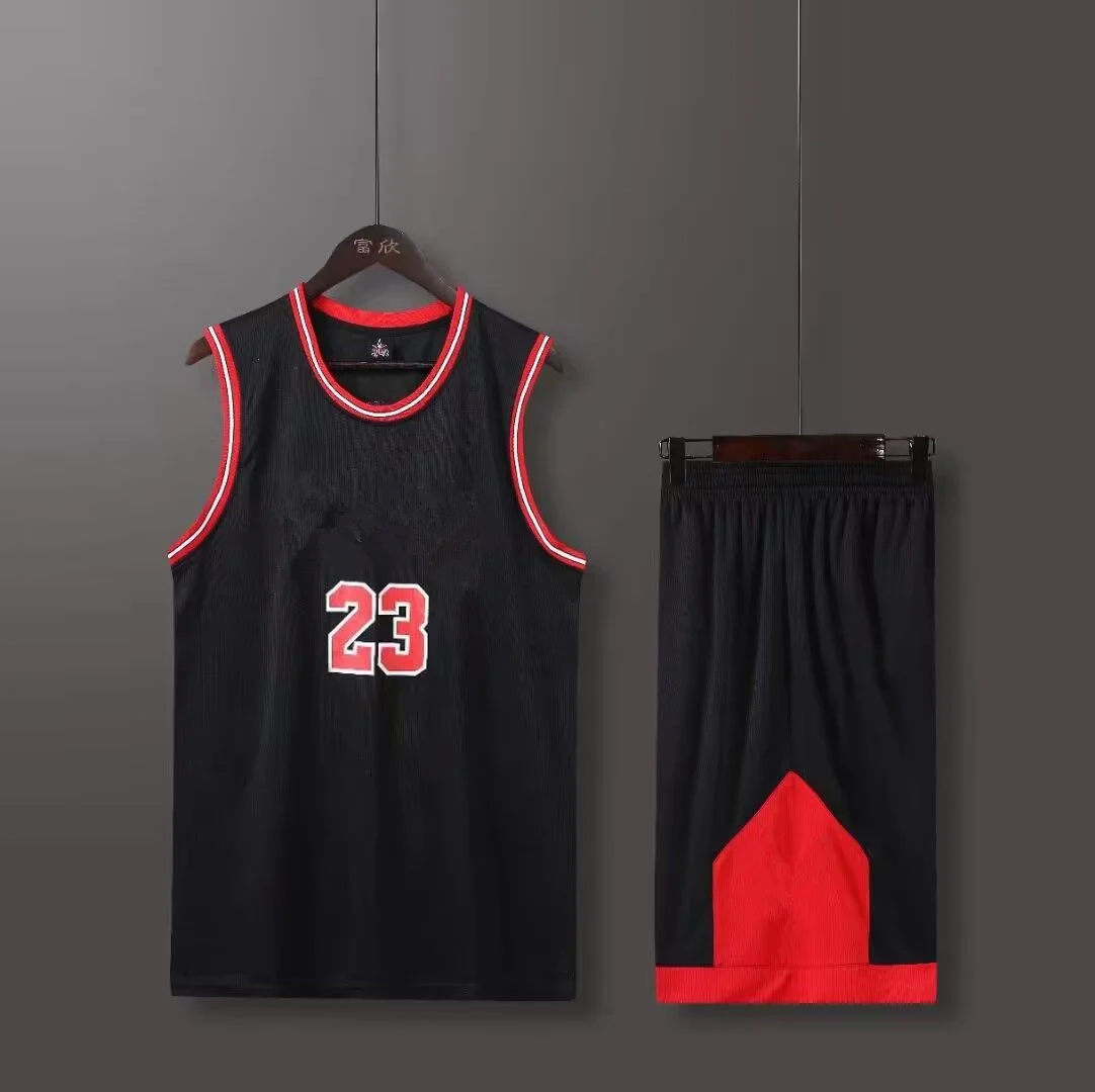 new 2024 Men\'s sports kit AmericanI JORDAN Fans Basketball Jerseys Men and kids game team shirt training Vest and shorts