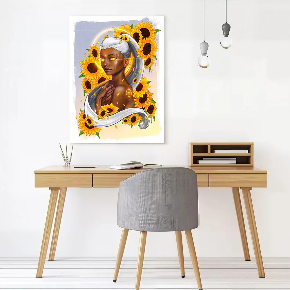 She Comes At Dawn Printed Canvas Poster Personalized High Quality Wall Art Paintings for Gamer Decoration Bathroom Decor Bedroom
