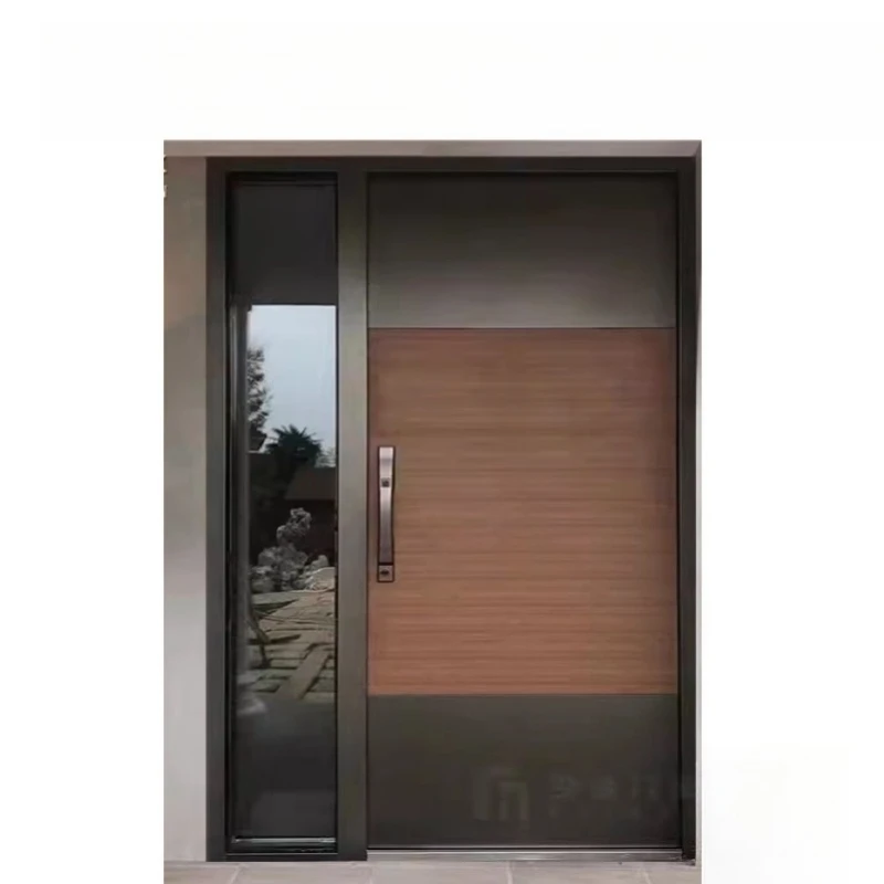 

Sculpted cast aluminum smart villa door visual monitoring anti-theft door facial recognition