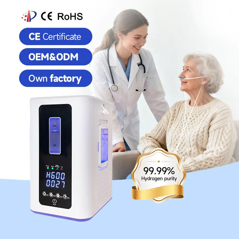 

Minter 3000ml 900ml 600ml 300ml Portable Hydrogen Water Therapy Machine 99.99% H2 High Purity Hydrogen Oxygen Inhalation Machine