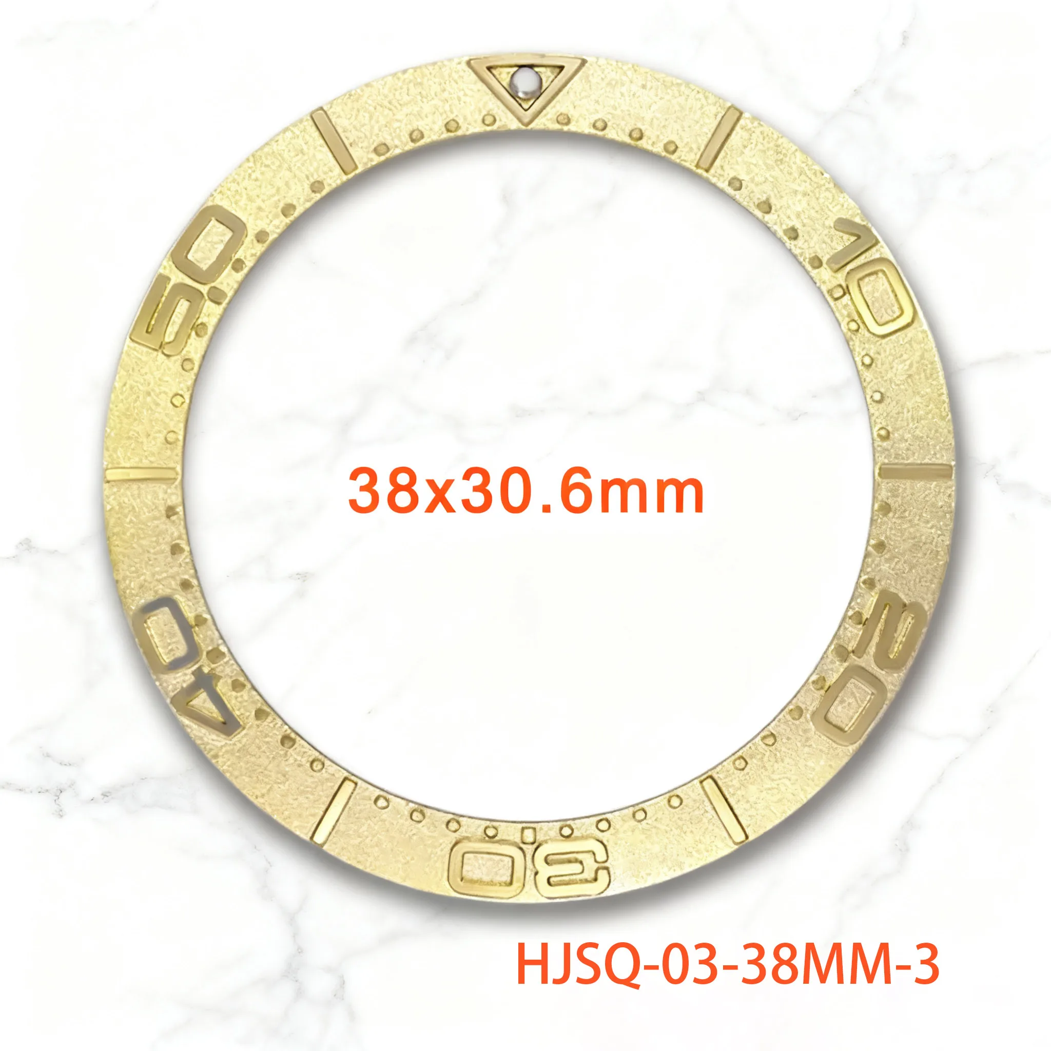 38x30.6mm Curved Metal Bezel Insert for SUB GMT Watch Case Bezel Ring Watch Mod Parts Accessories
