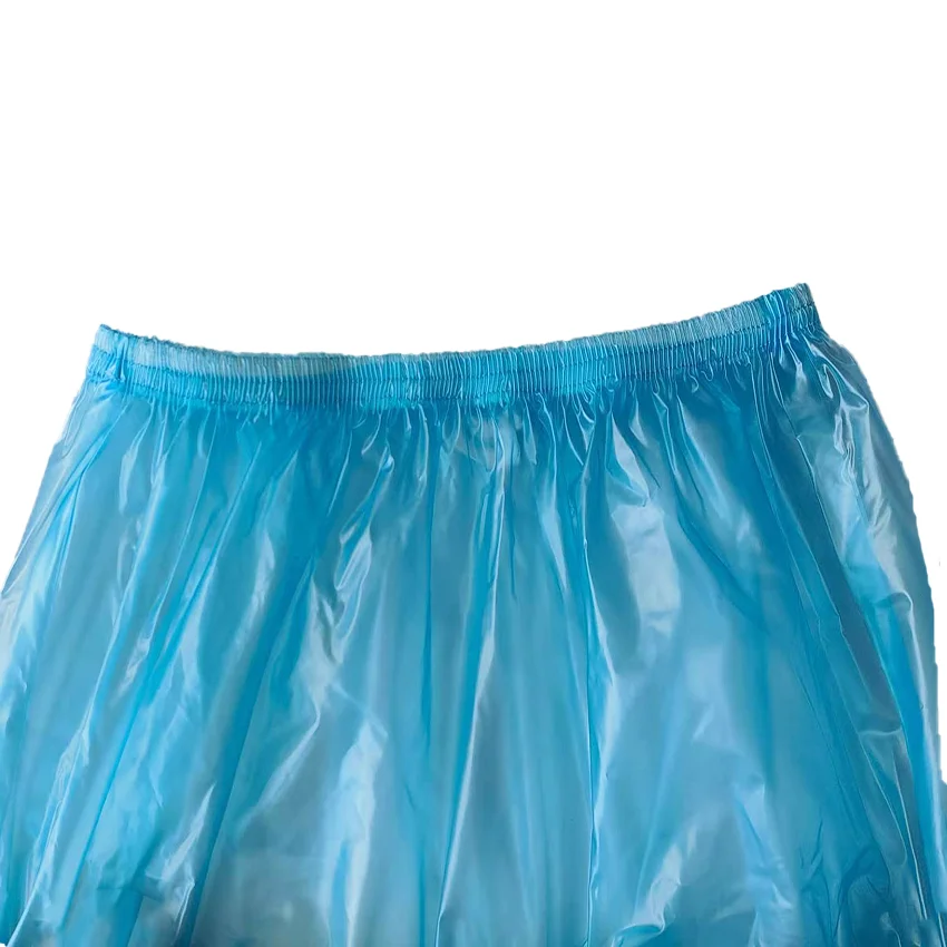 Langkee Haian Adult Incontinence Plastic Diapers  Pants    ABDL  PVC  Color Blue