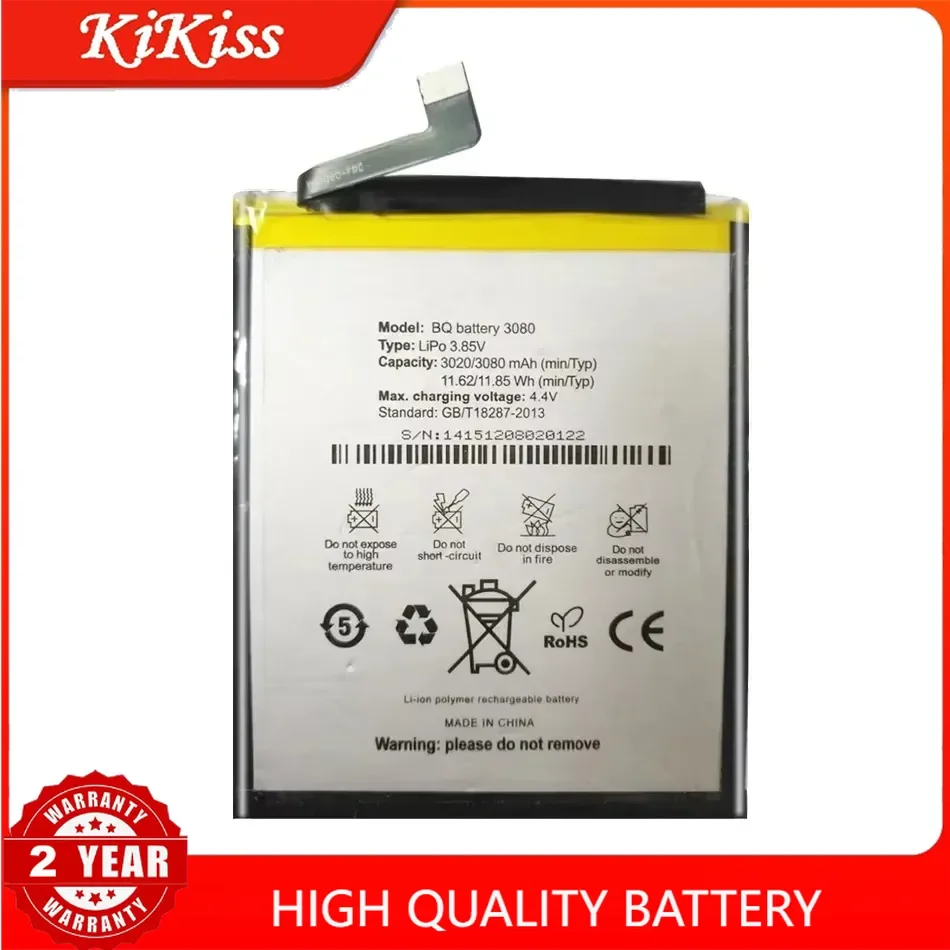 Battery For BQ Aquaris U plus Lite Bateria 3080mAh