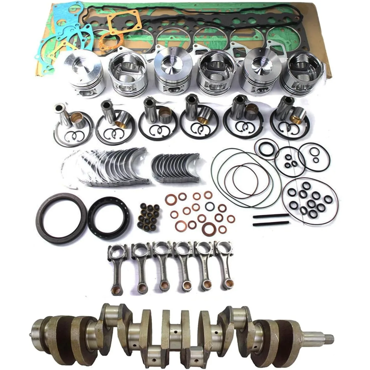 3046 3046E 3046T S6S Overhaul Rebuild Kit With Connecting Rod Crankshaft For CAT 3046 Engine D4C D5C D5G 933 Dozer