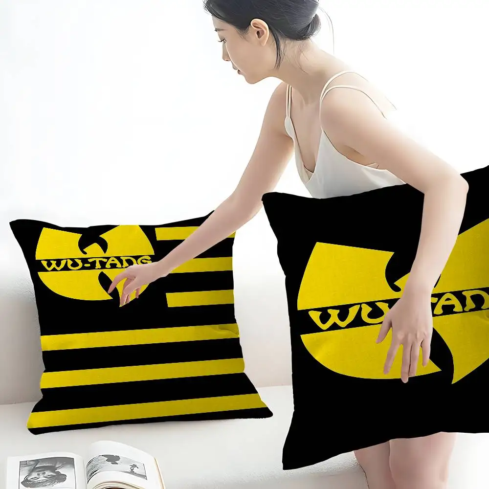 WU-T--TANG CLAN غطاء الوسادة غطاء وسادة ديكور المخدة المطبوعة كيس وسادة للأريكة