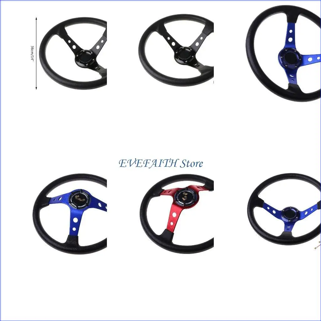 

124b 14 -дюймовый универсальный модифицированный автомобильный стиль гоночный стиль дрифтинг гоночный спортивный руль