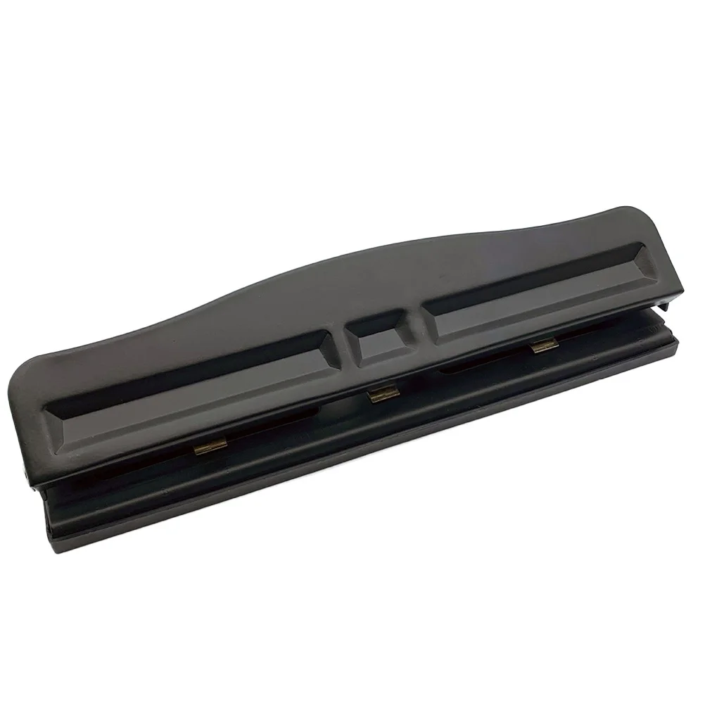 

1 шт. 3-отверстный дырокол, цельнометаллический, ручной, для бумаги формата А4, для офиса, школы, скрапбукинга, рукоделия, черный, для рисования