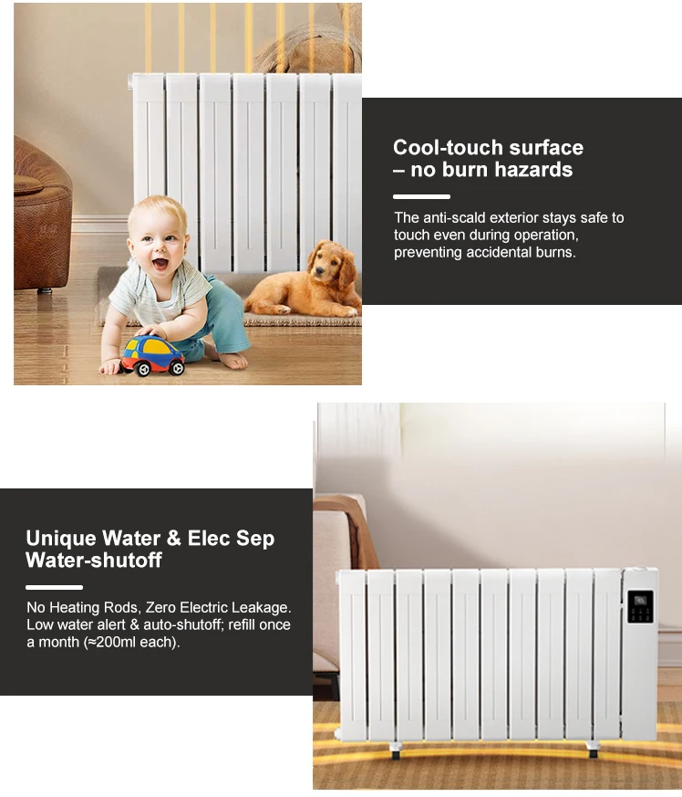 2025 Riscaldatore elettrico silenzioso Riscaldatore per ambienti intelligenti Riscaldamento rapido Riscaldatore domestico portatile ecologico per piccole imprese