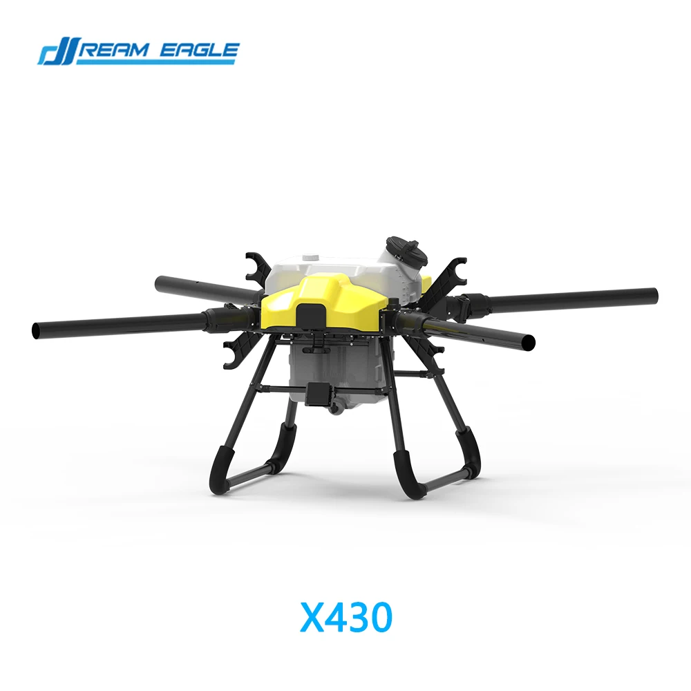 Dreameagle Kit bingkai penyemprotan pertanian, X410 X420 X610 X616 X630 30L dengan JIYI kontrol penerbangan Hobbywing