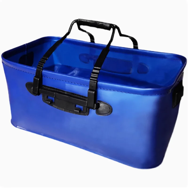 Paint Bucket Foldable Pail Fishing Bucket For Wall Decoration Foldable Pail Fishing Bucket Handbag,18 Inch Bag
