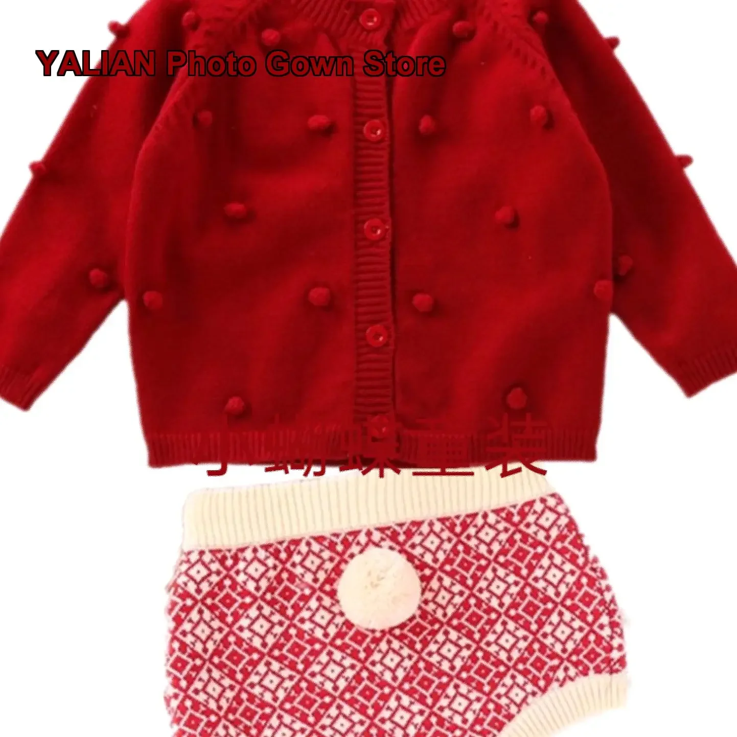 Girls Cardigan Baby Autumn Winter Knit Cardigan Solid Color Button Front Elegant Fashion