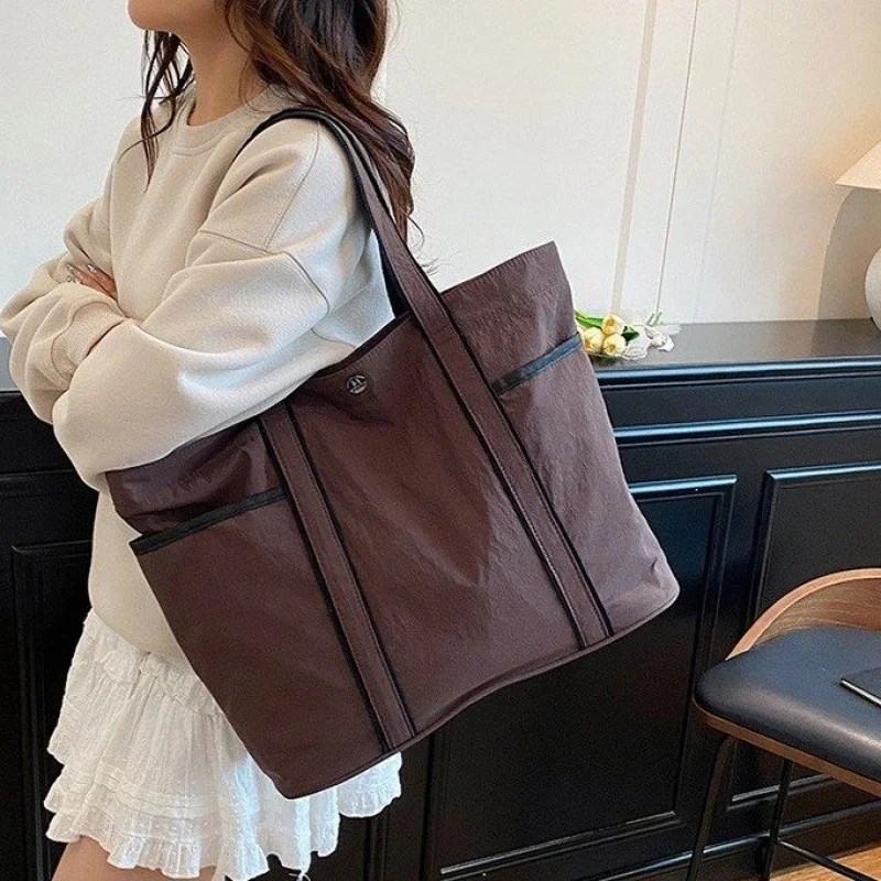 

Женская сумка через плечо из замшевой кожи, повседневная, простая, винтажная и парижская, элитный, аккуратный стиль ​