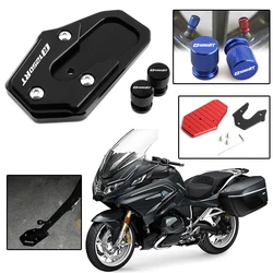 For BMW R1250RT R 1250RT R1250 RT 2018-2024 Motorcycle Valve CNC Kickstand Foot Side Stand Extension Pad Cover Protector