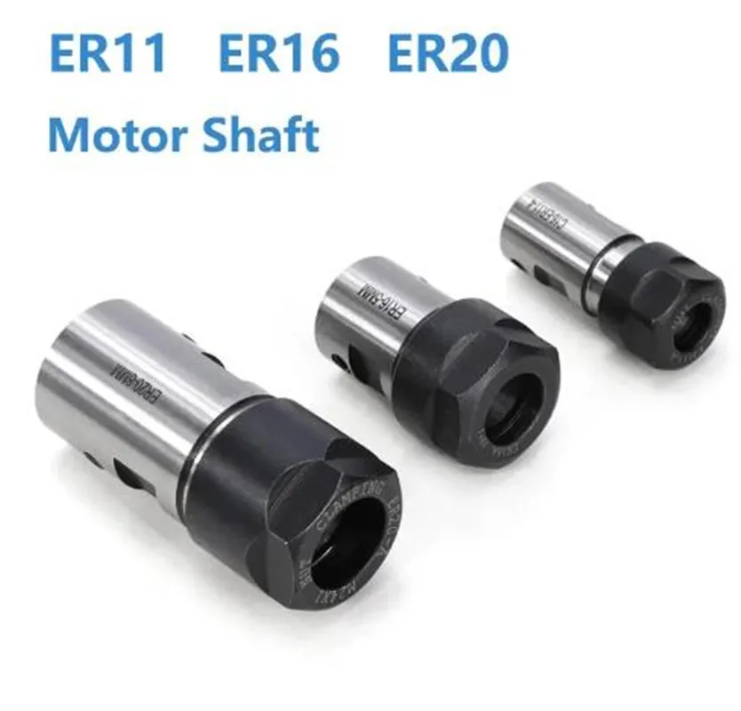 Tool Holder Motor Shaft Post Spindle 6mm 8mm 5mm 10mm for ER Tool Holder Engraving ER8 ER11 ER16 ER20 C10 C16 C20 C25