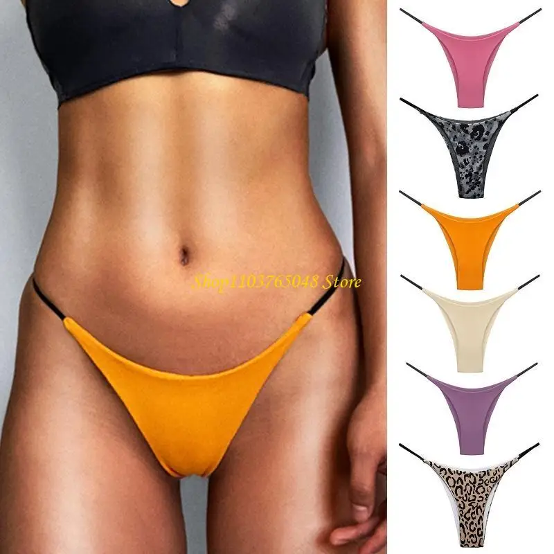 R53E Women's Panties Thong Underwear Sexy Lingerie Cotton G-string Panties Lingerie